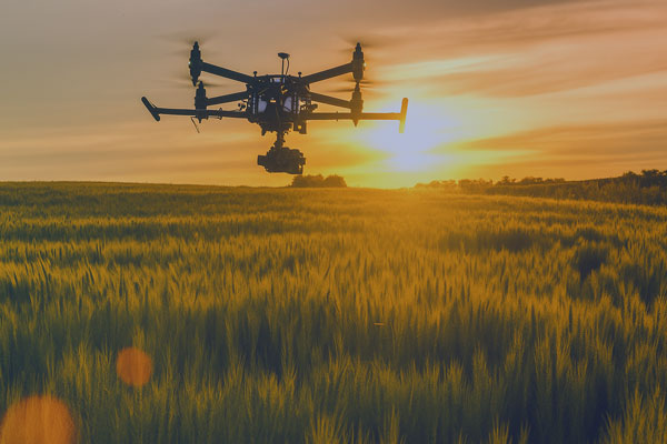 Spectral imaging with drone
